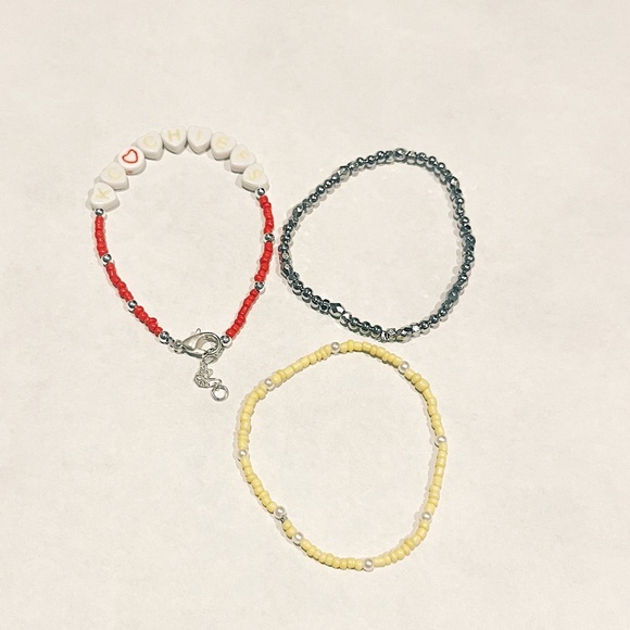 Kansas City Chiefs Bracelet Set - Picture 2 of 2